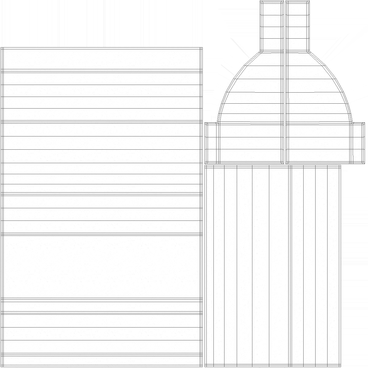 3D Architectural Molding Gypsum Type 21