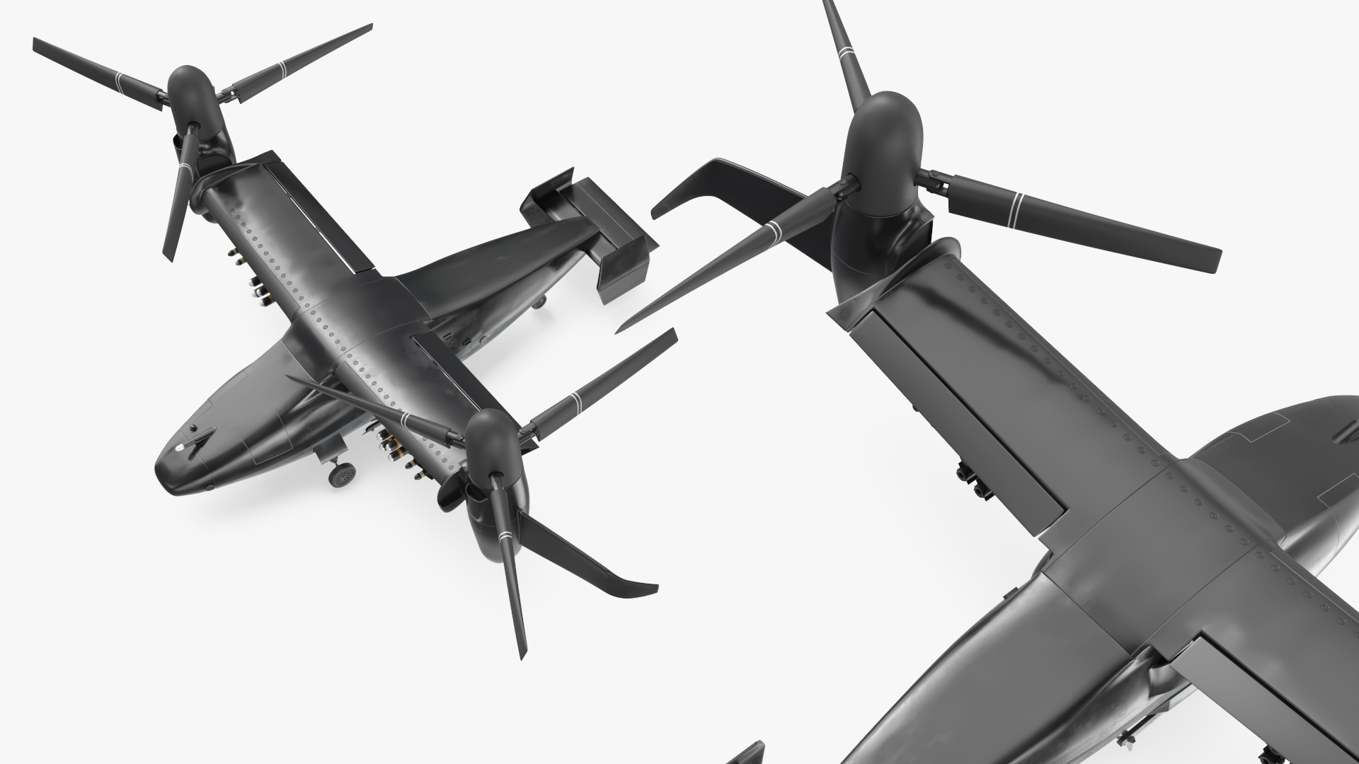 3D Combat Propeller Drone UAV