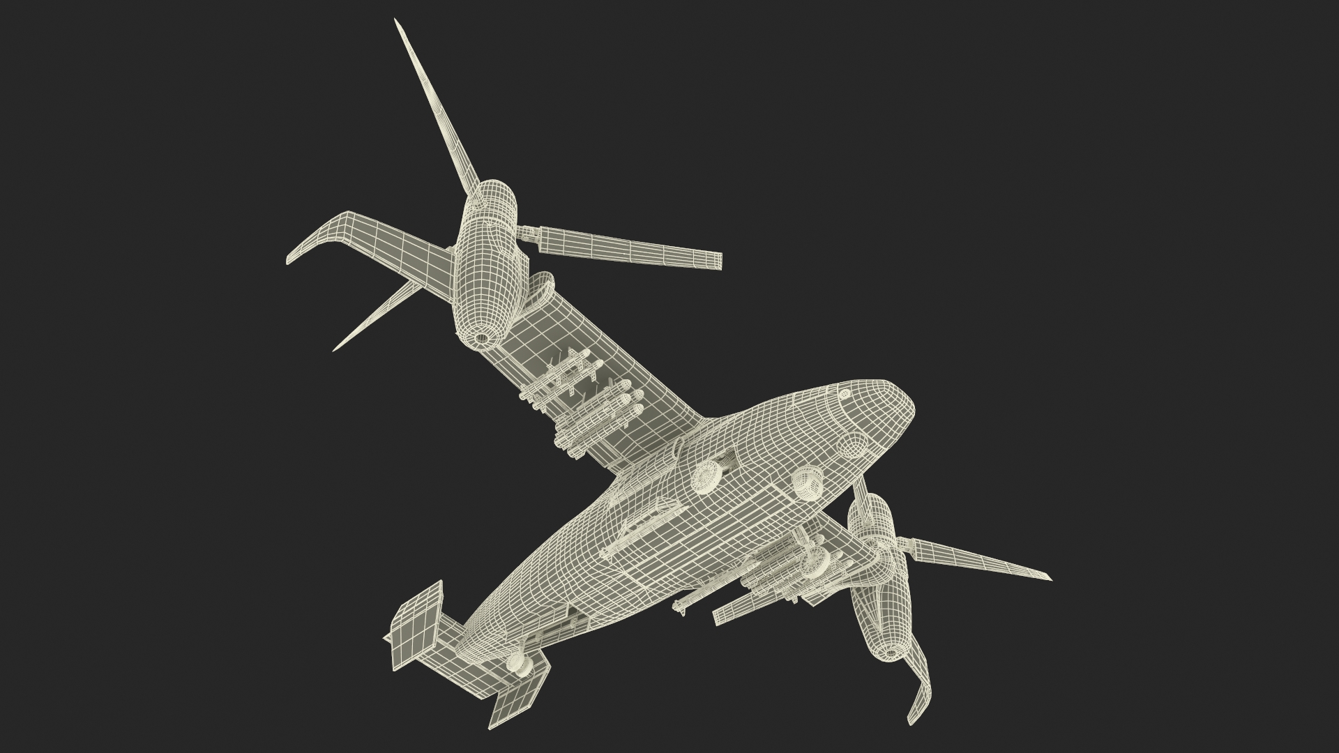 3D Combat Propeller Drone UAV