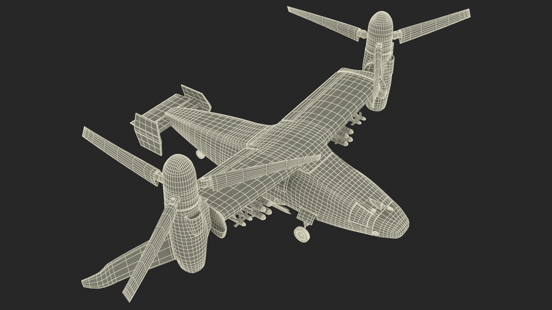 3D Combat Propeller Drone UAV