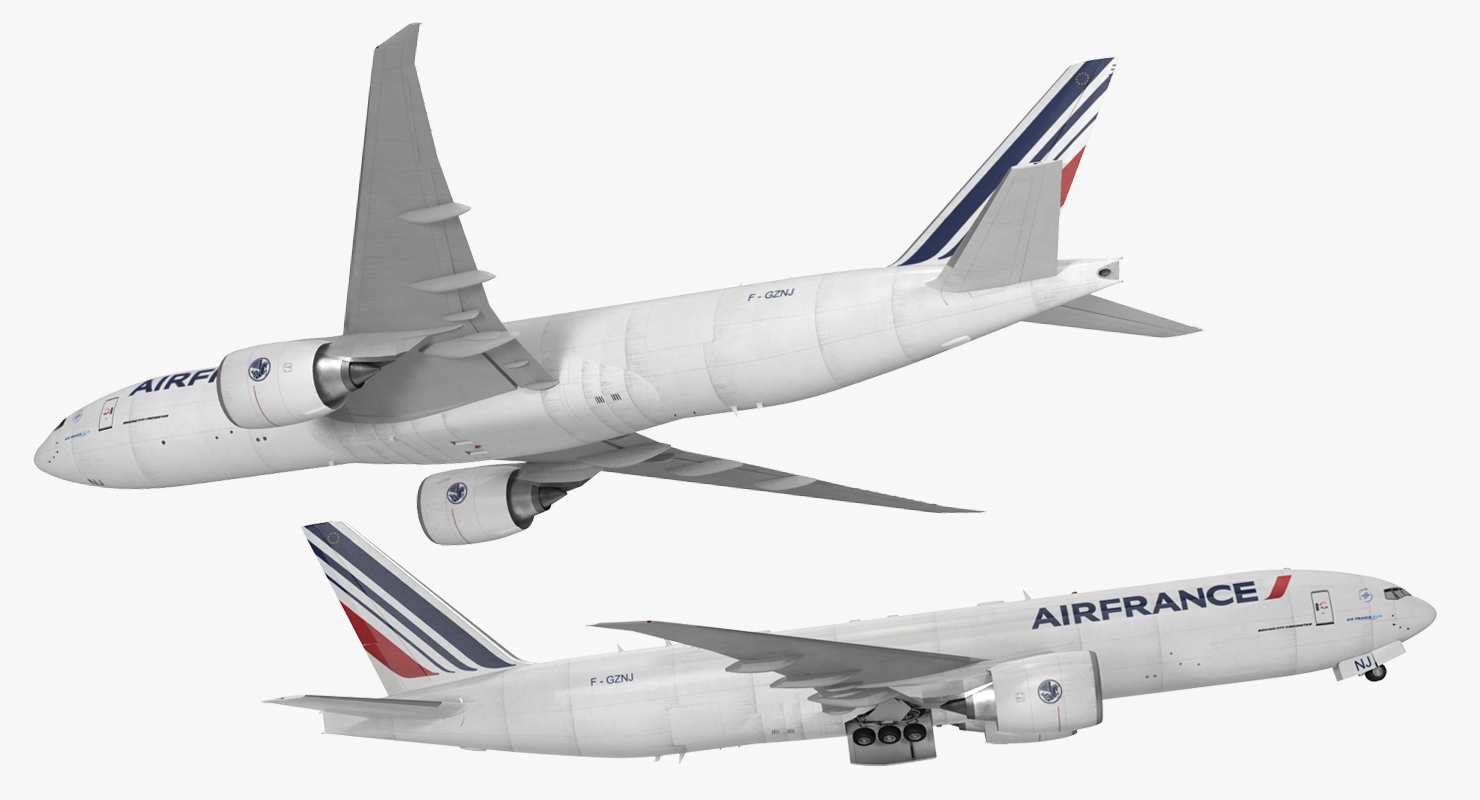 3D Boeing 777 Freighter Air France