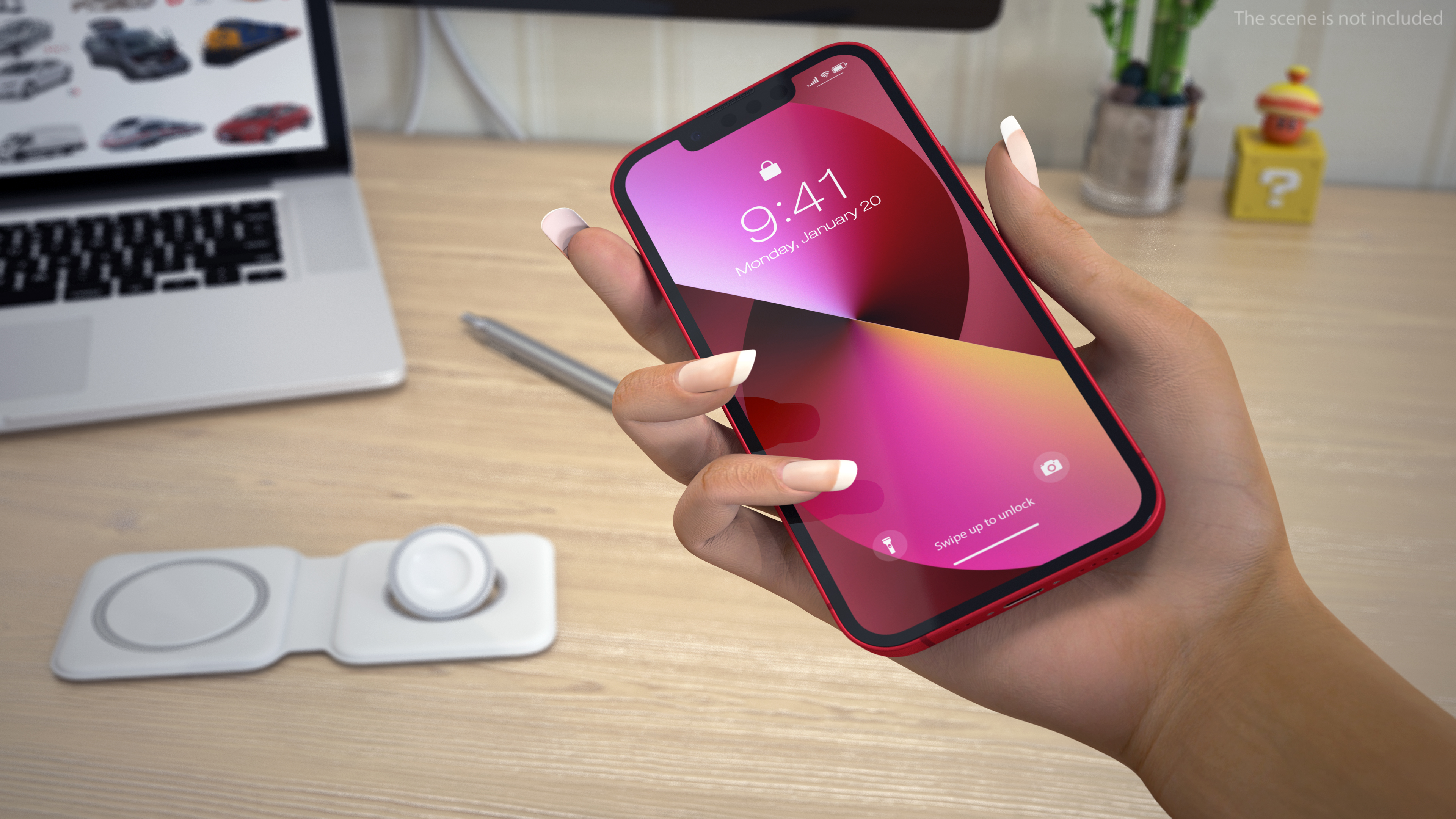 Apple iPhone 13 Mini Red 3D model