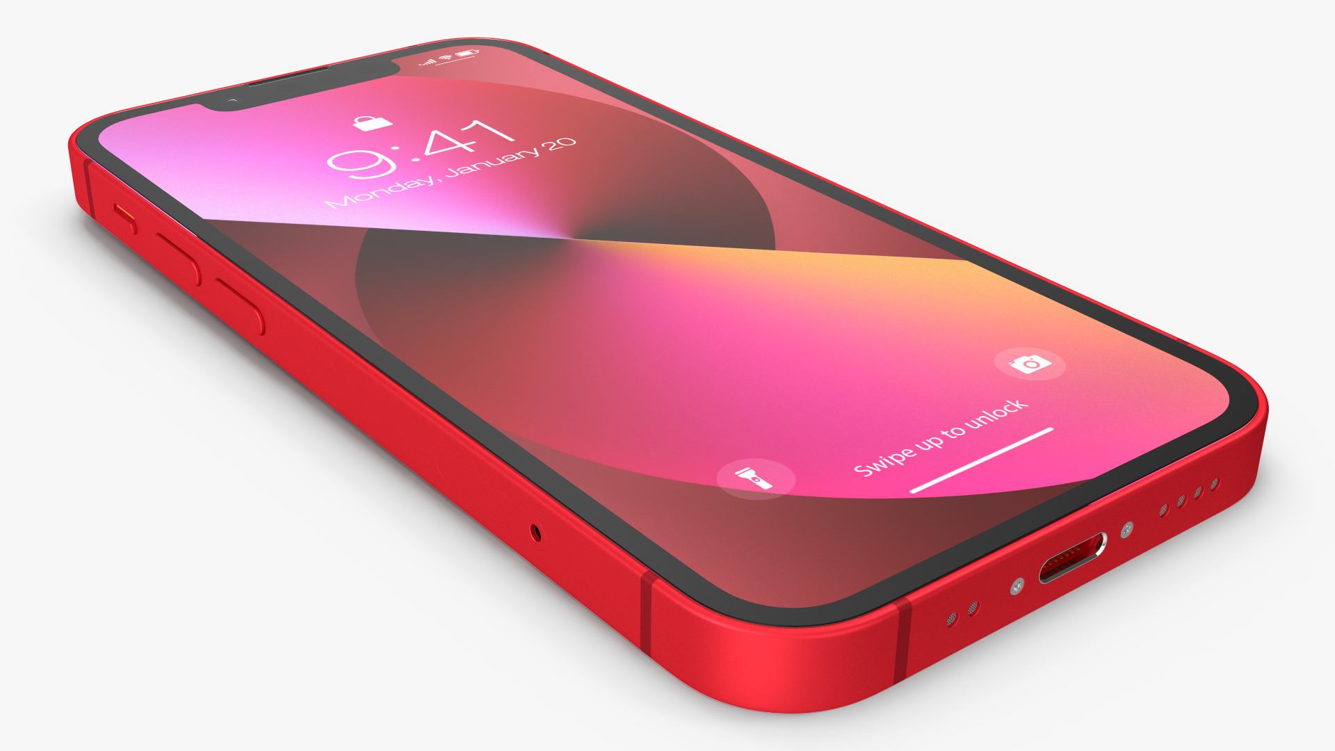 Apple iPhone 13 Mini Red 3D model