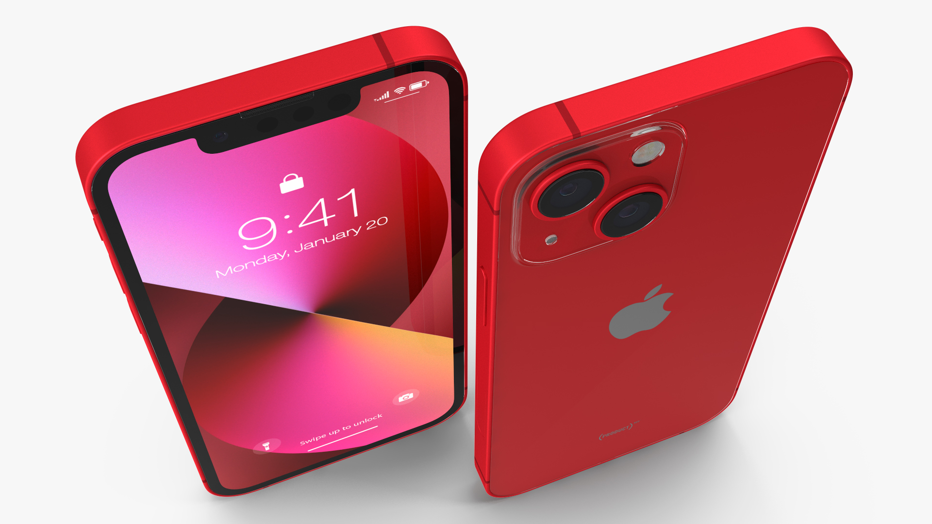 Apple iPhone 13 Mini Red 3D model