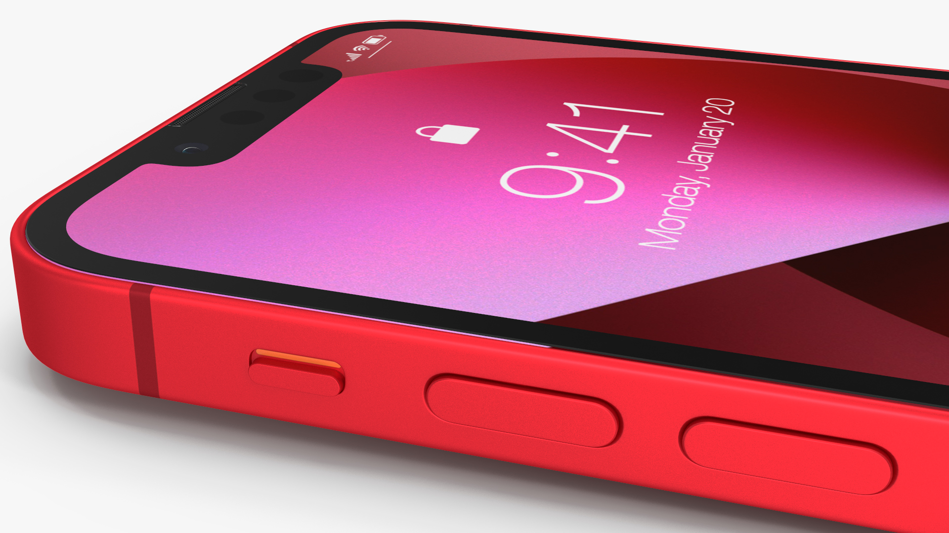 Apple iPhone 13 Mini Red 3D model