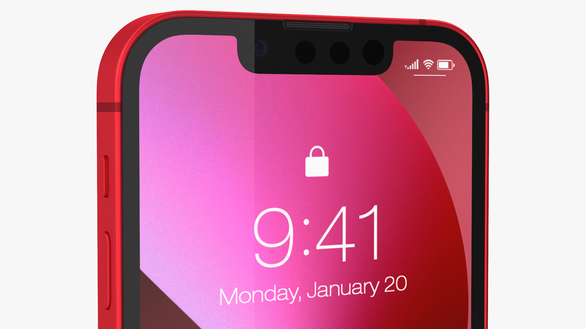 Apple iPhone 13 Mini Red 3D model