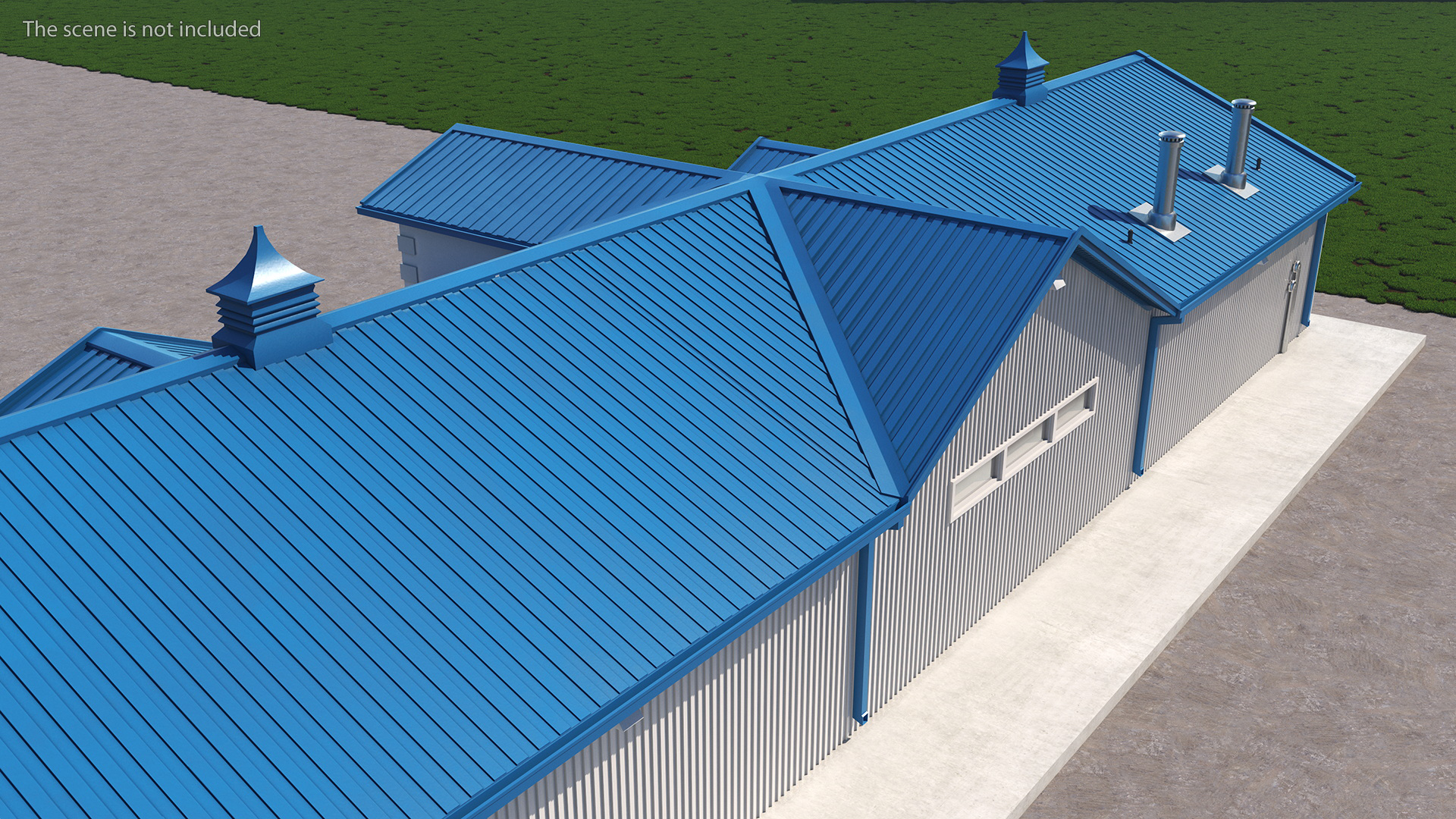 3D model Classic Car Wash Building
