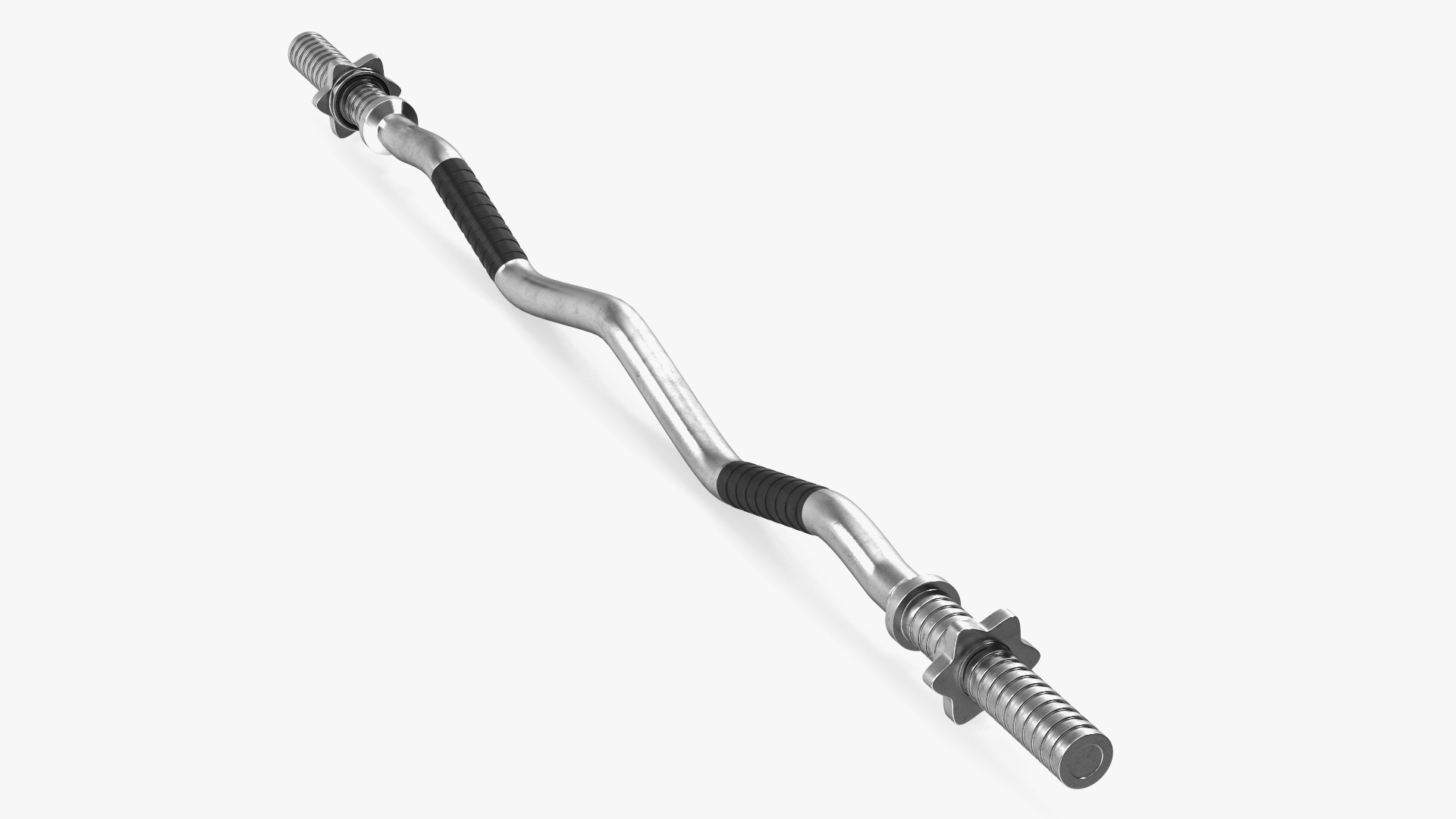 3D Olympic Barbell Weightlifting Bar model
