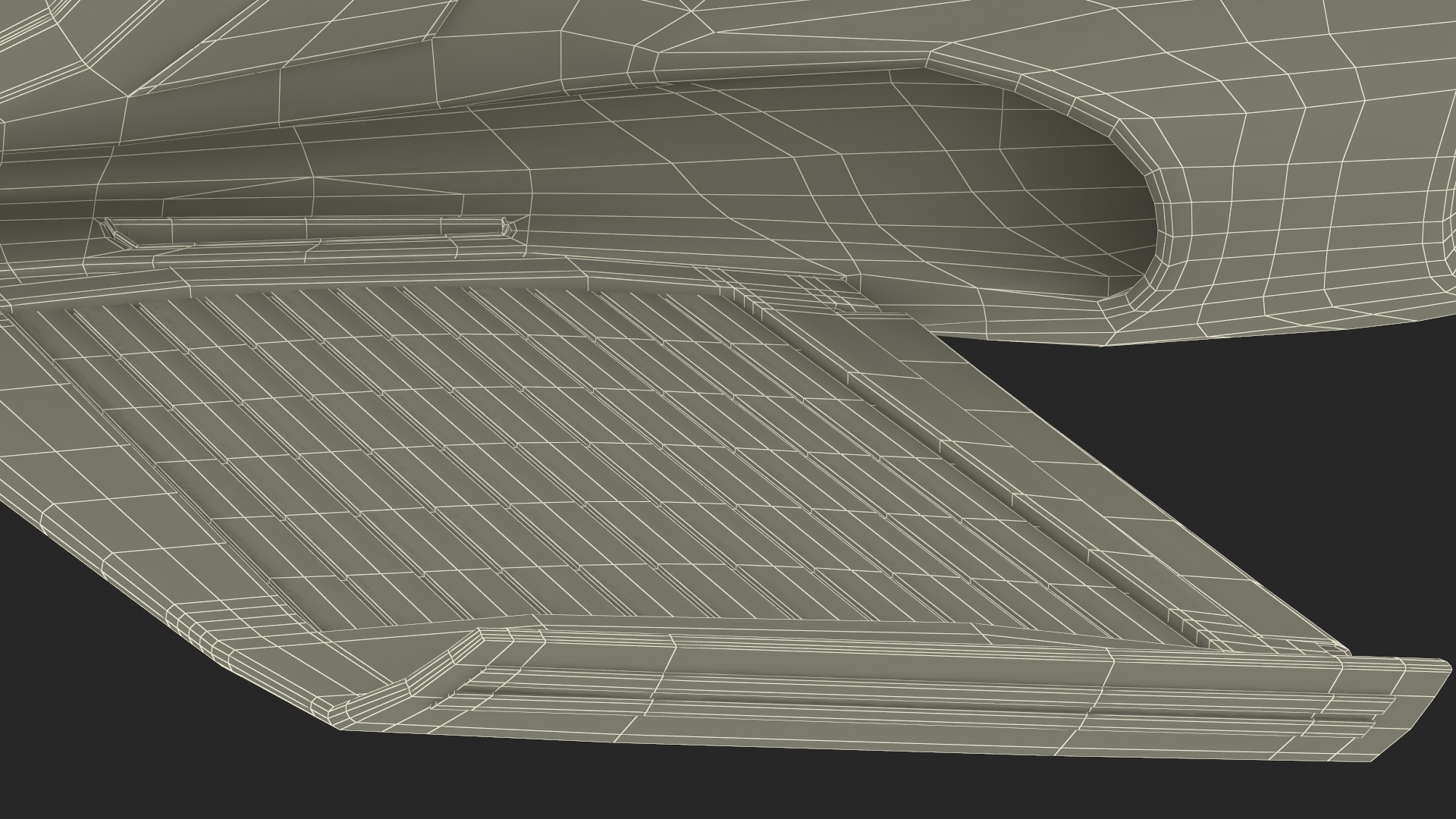 3D Futuristic Air Concept Car