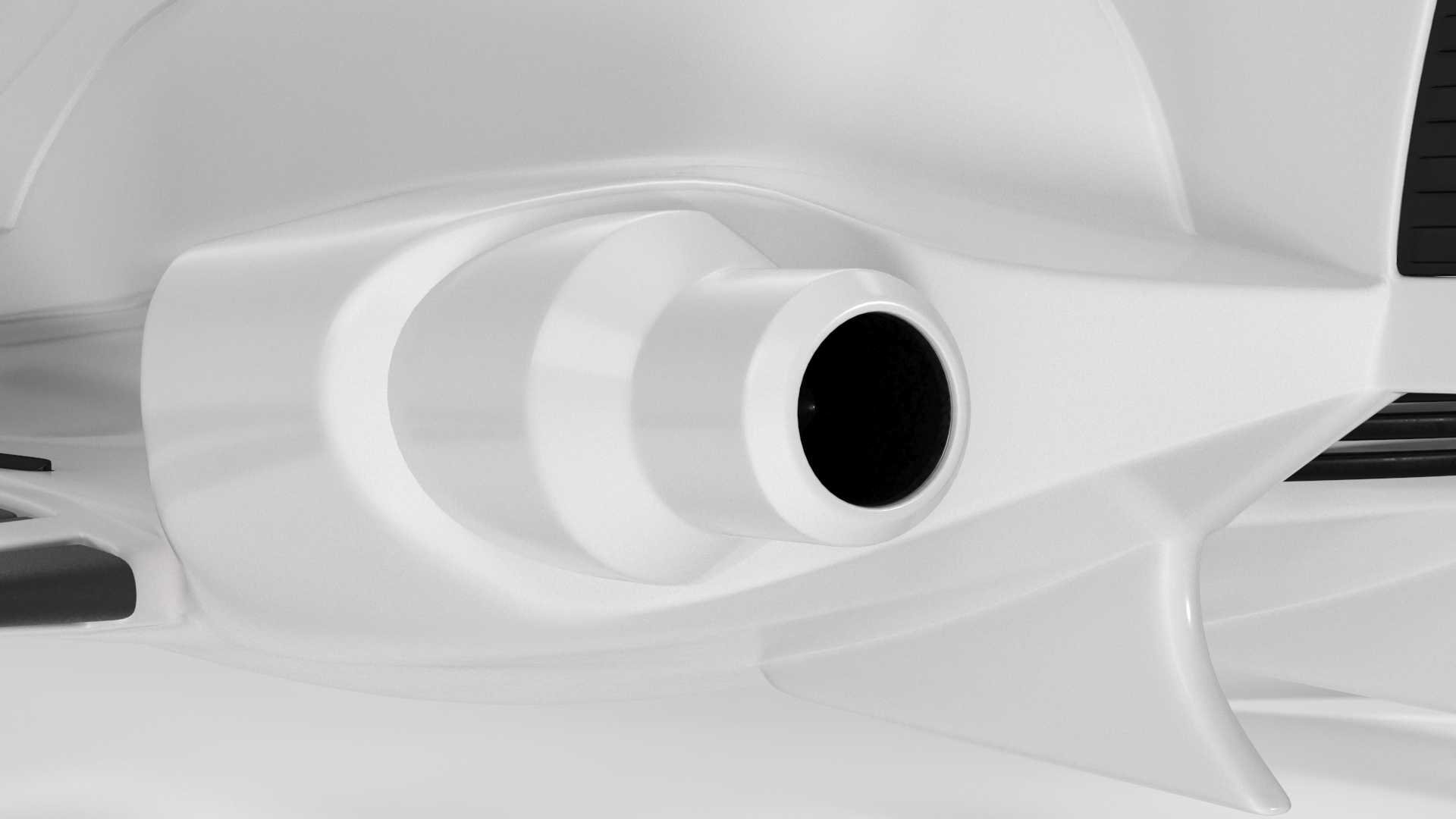 3D Futuristic Air Concept Car