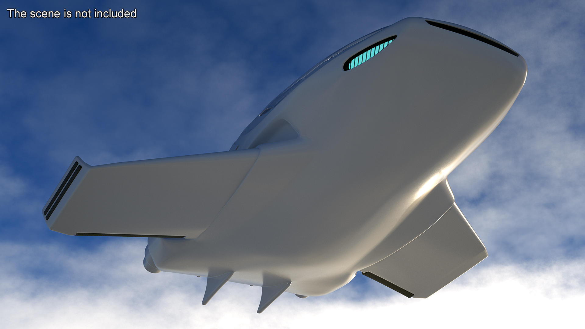 3D Futuristic Air Concept Car