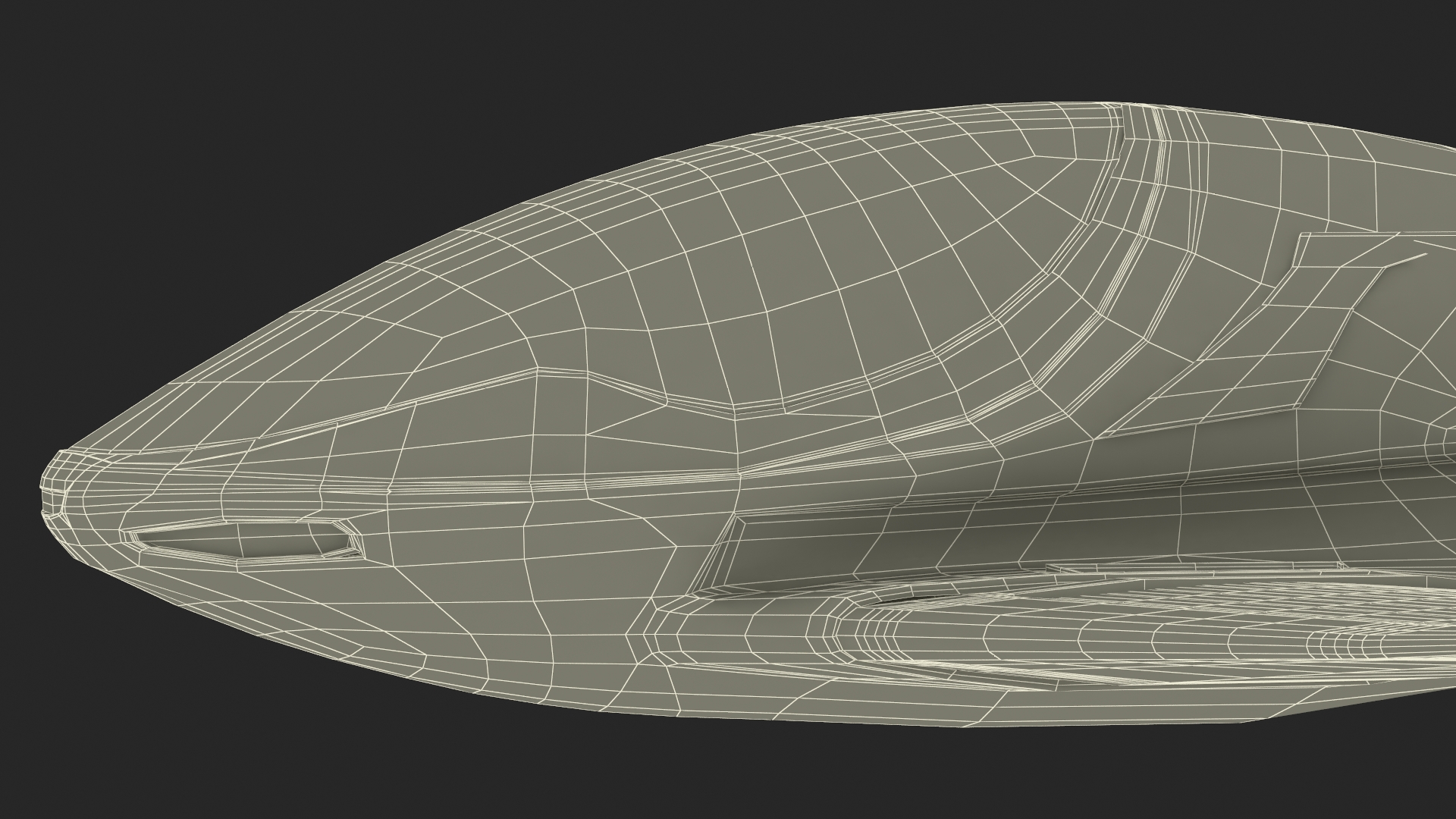 3D Futuristic Air Concept Car