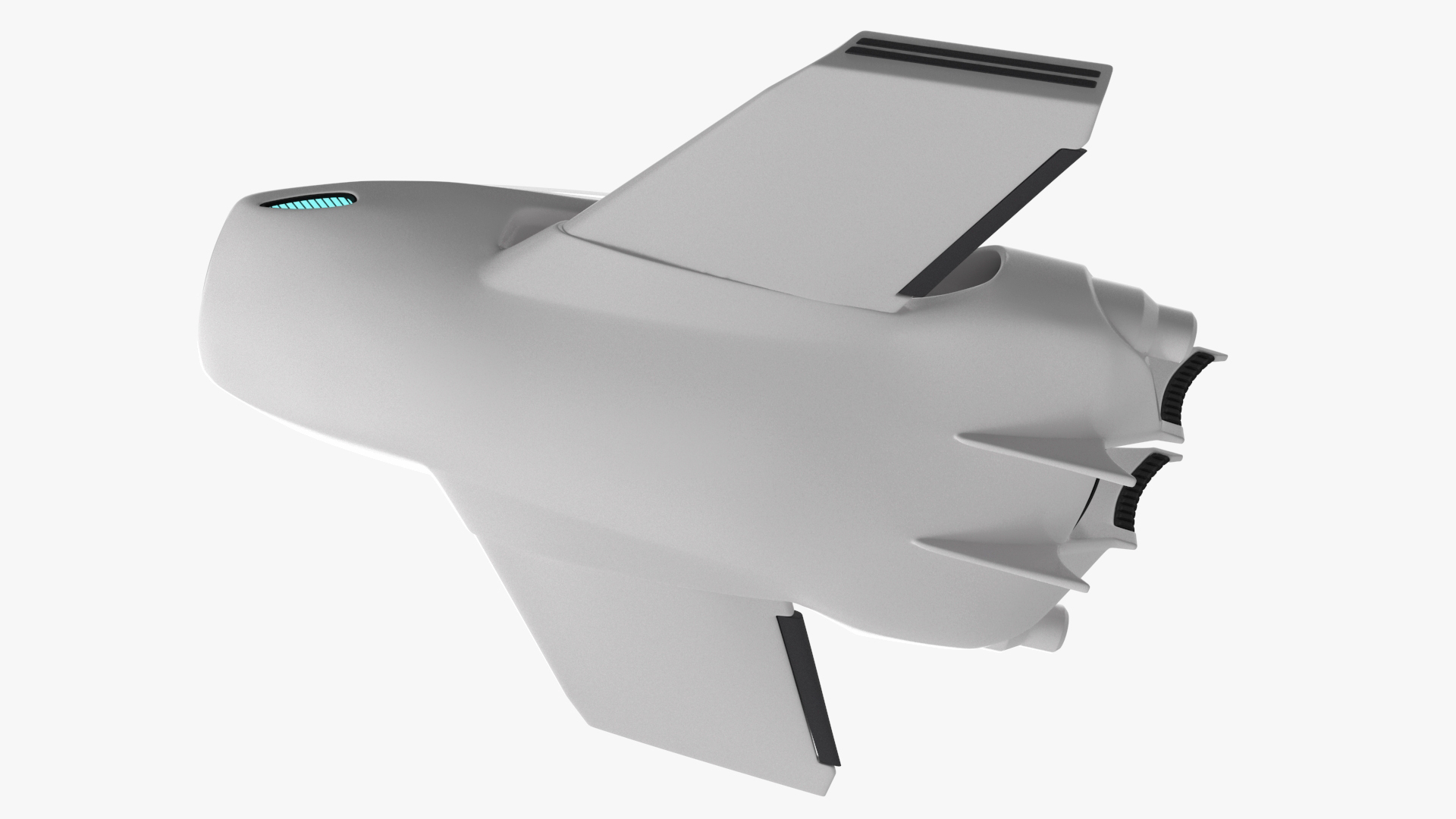 3D Futuristic Air Concept Car