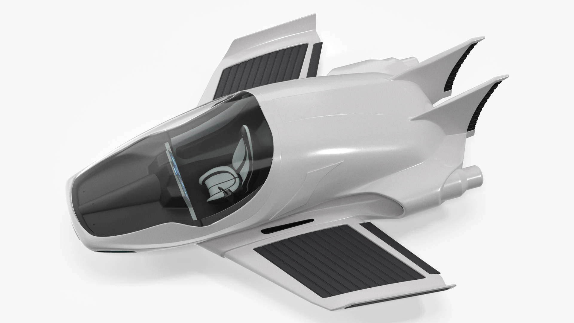 3D Futuristic Air Concept Car