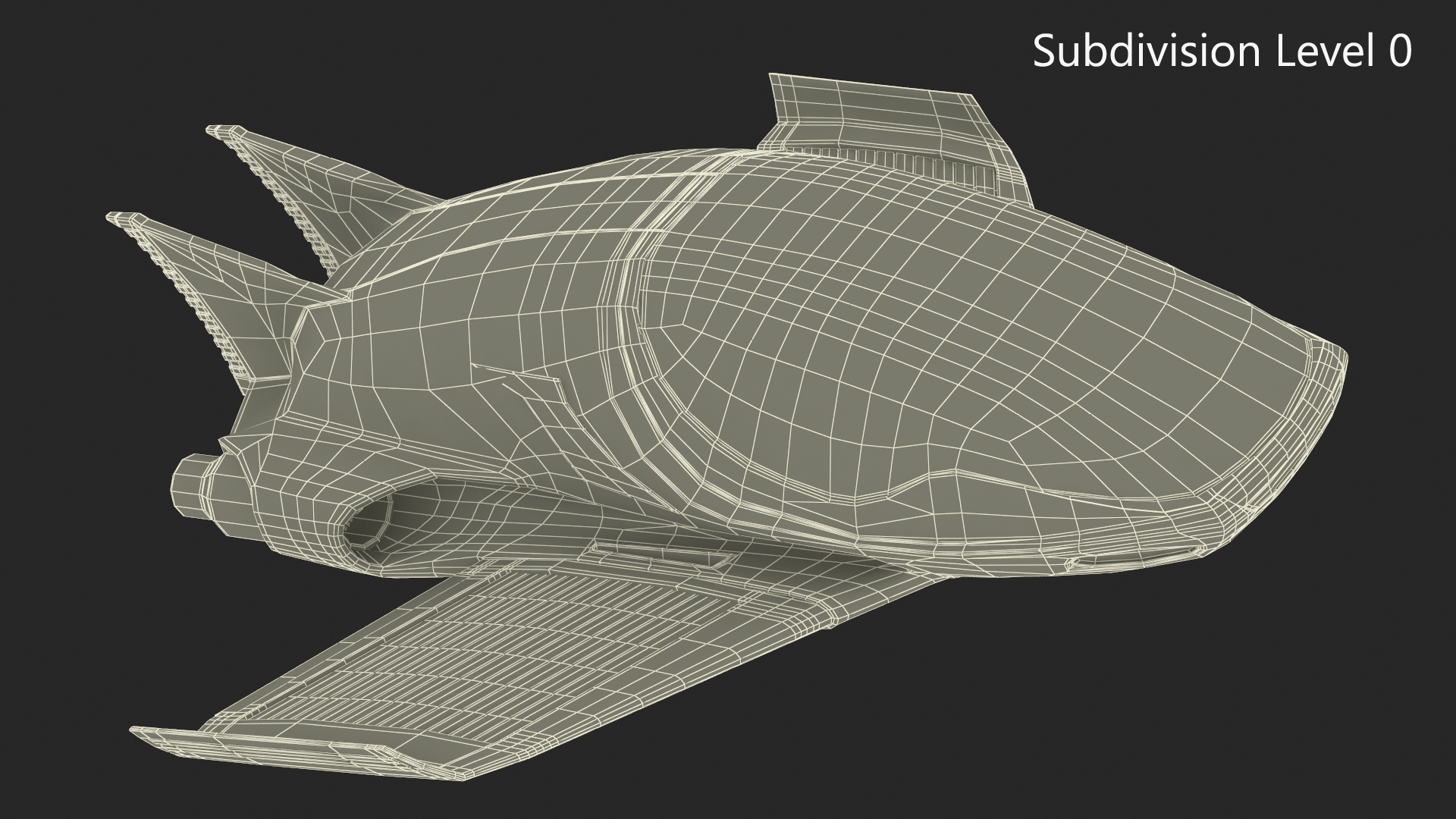 3D Futuristic Air Concept Car