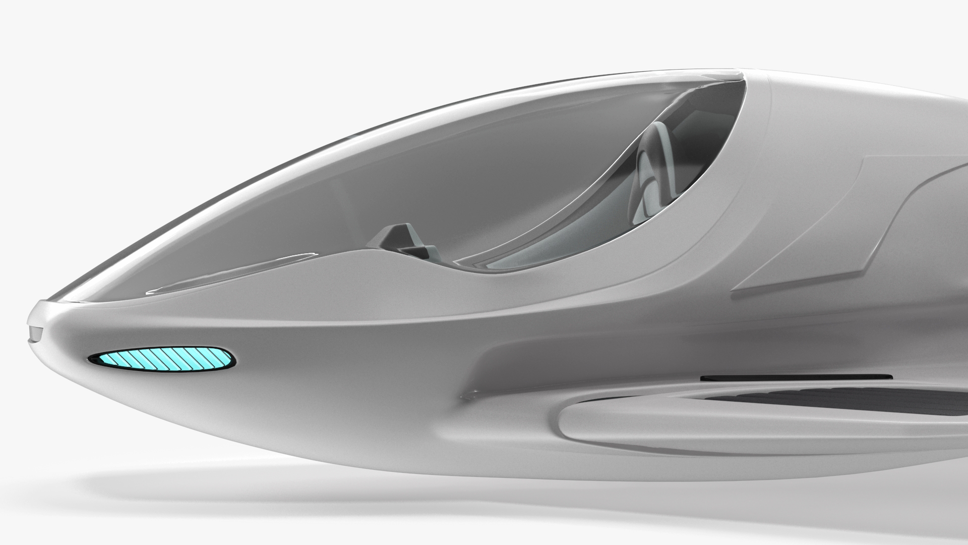 3D Futuristic Air Concept Car
