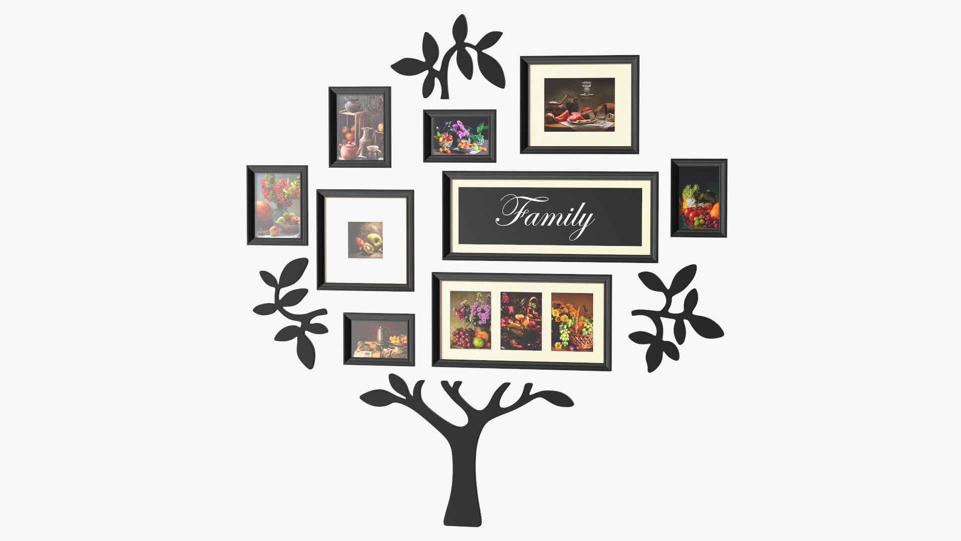 3D Family Tree Frames model