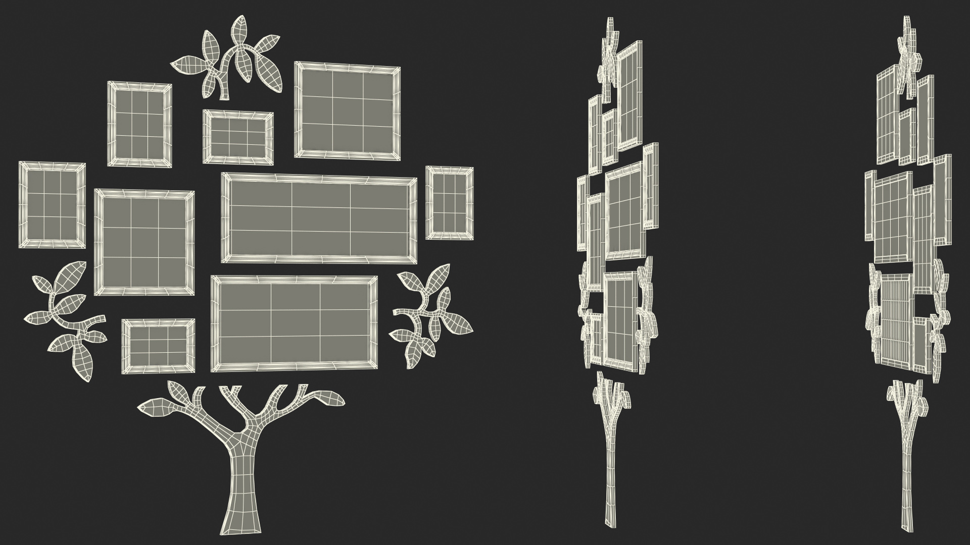 3D Family Tree Frames model