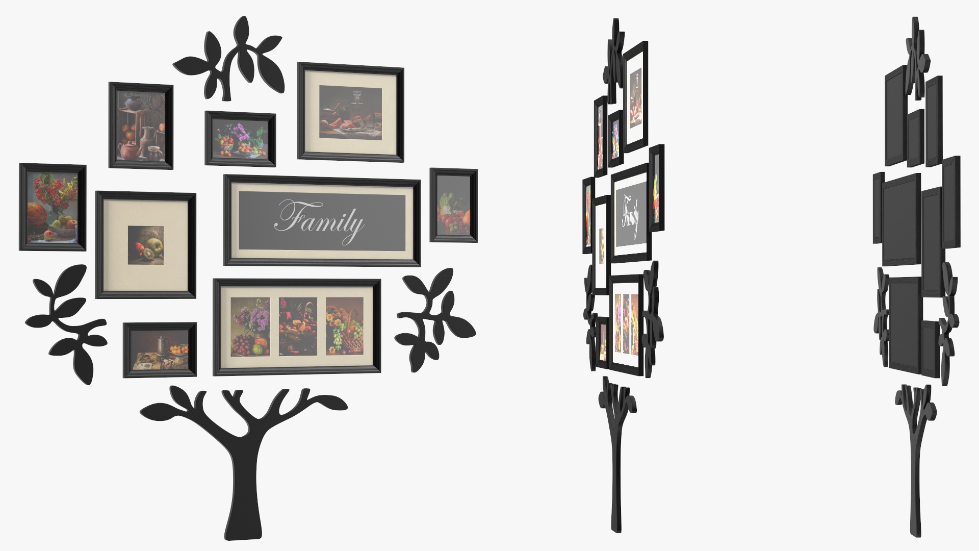 3D Family Tree Frames model