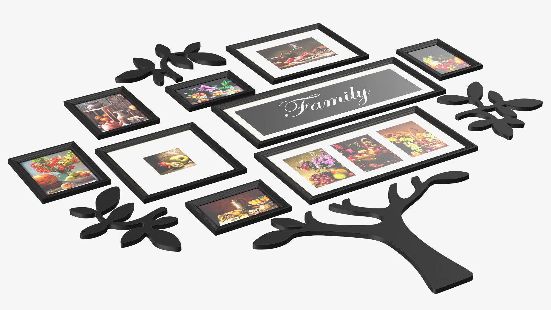 3D Family Tree Frames model