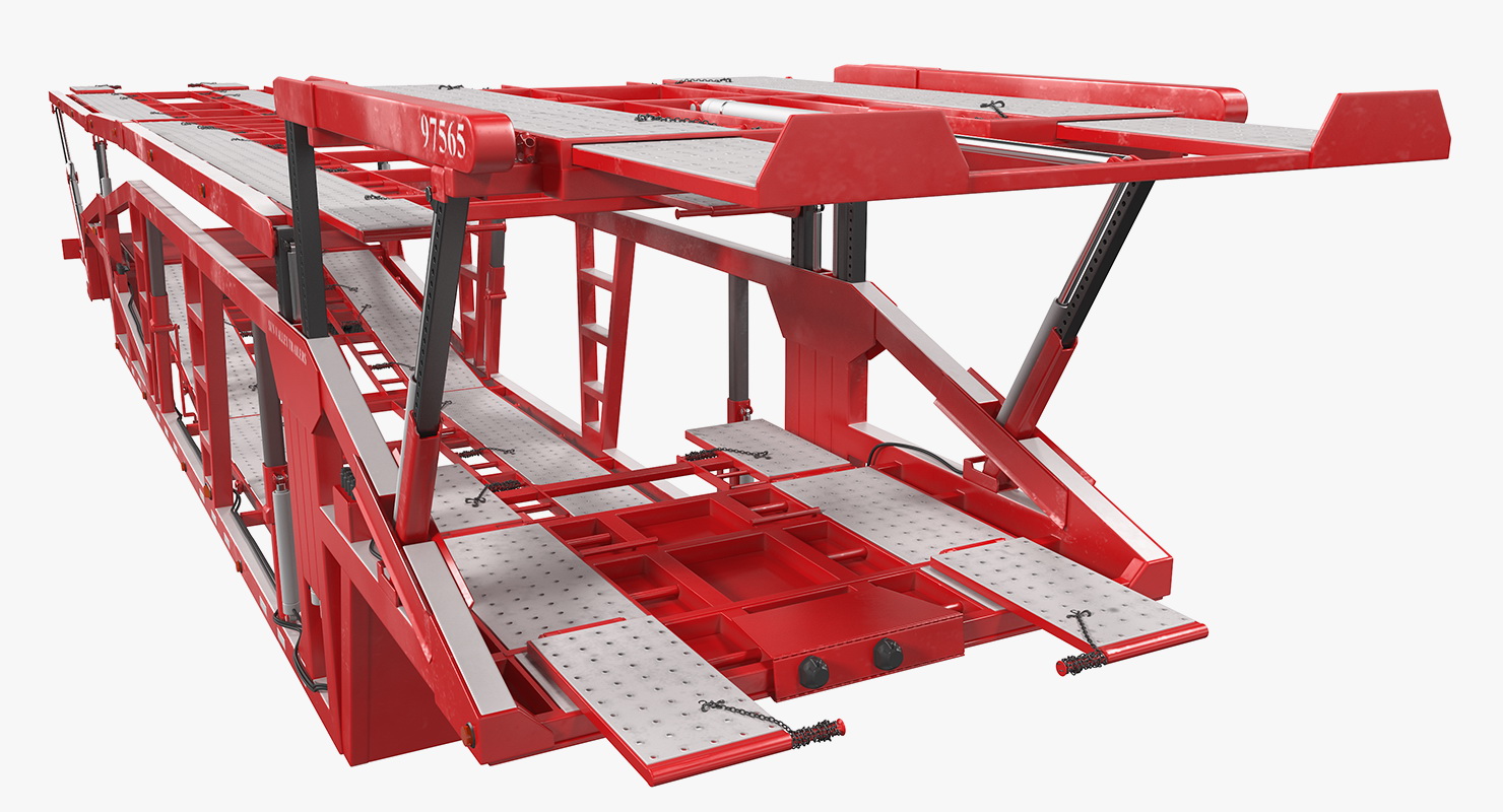 3D model Sun Valley H5308 Car Carrier Rigged