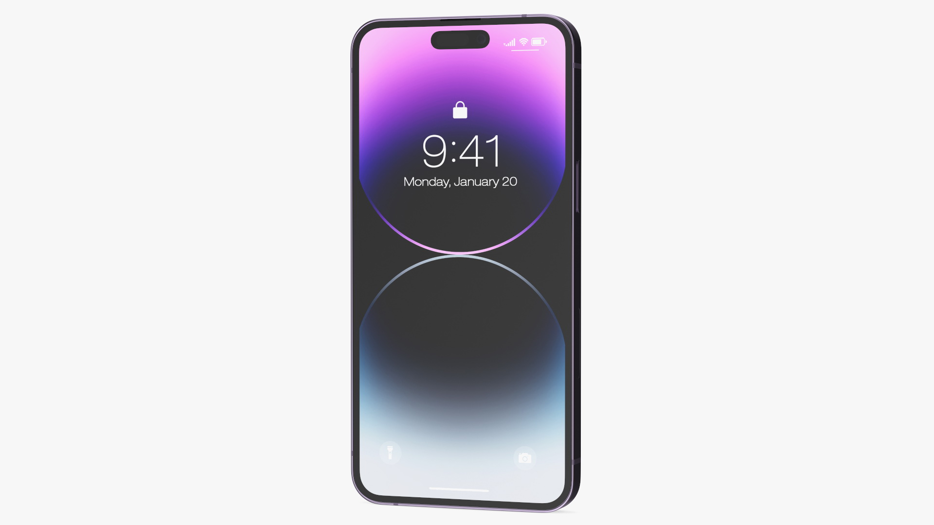3D model Apple iPhone 14 Pro Max Deep Purple