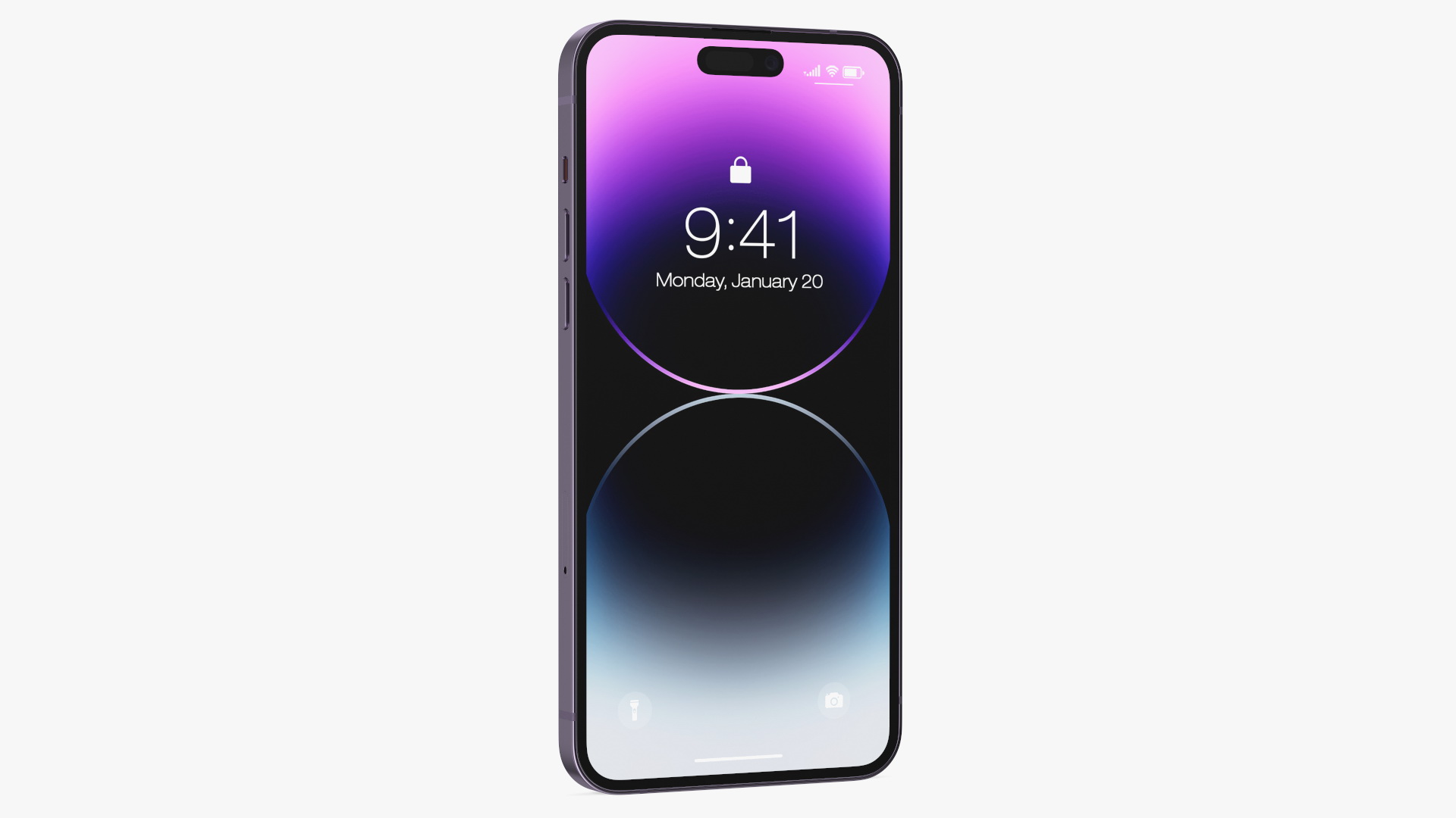 3D model Apple iPhone 14 Pro Max Deep Purple