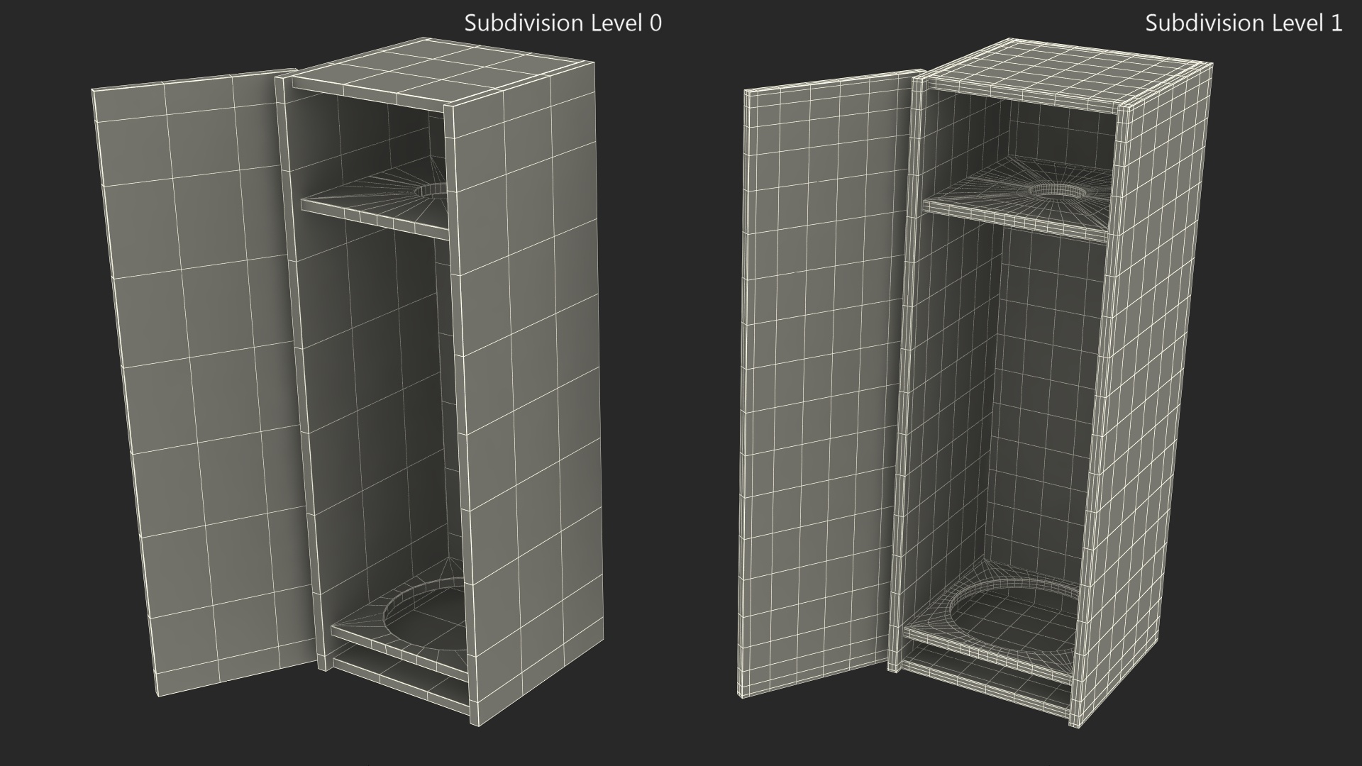 Wooden Box for Champagne Open 3D model