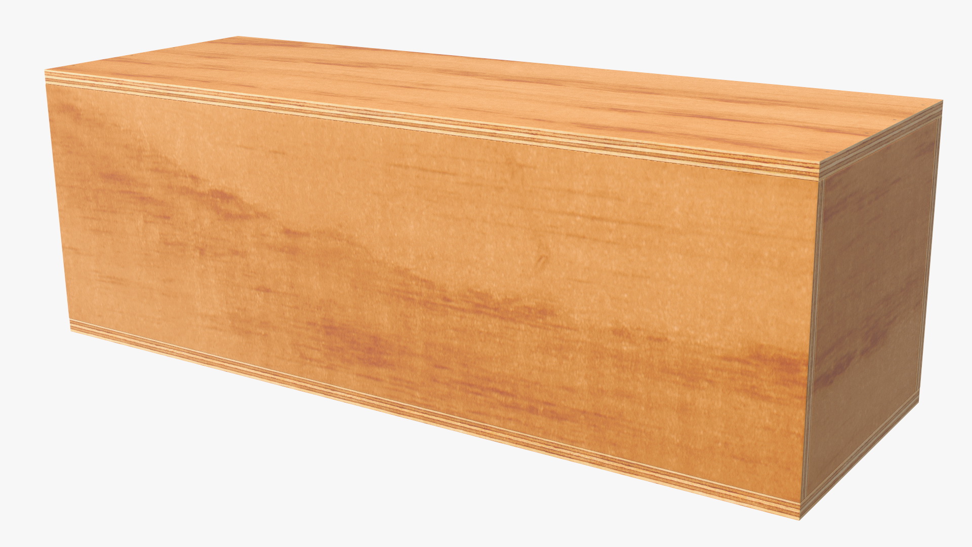 Wooden Box for Champagne Open 3D model