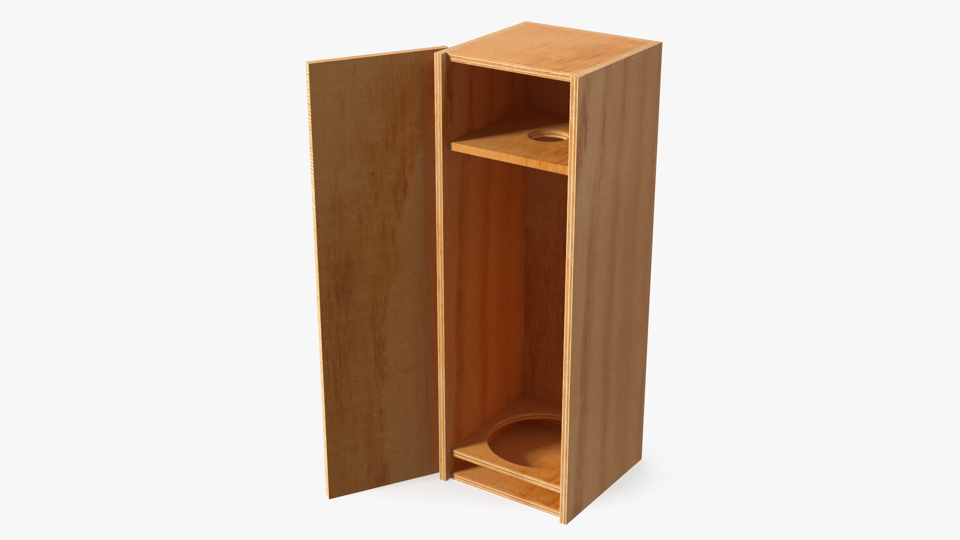 Wooden Box for Champagne Open 3D model