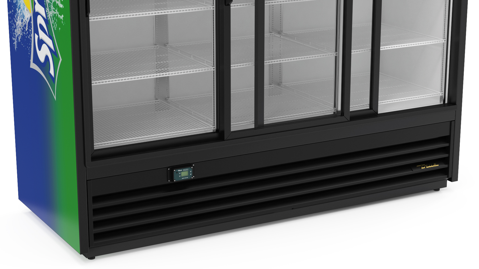 3 Door Upright Display Cooler 3D model