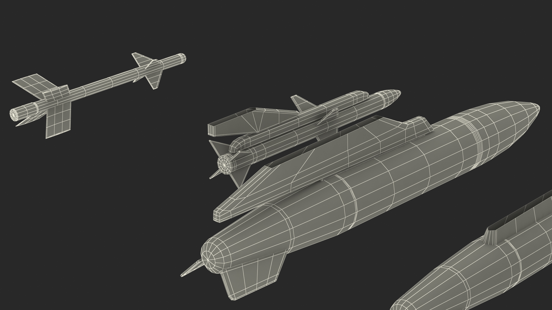 3D model Fighter Jet Armament