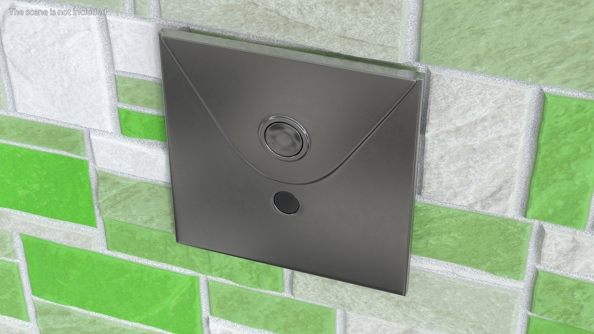 3D Rear Spud Urinal