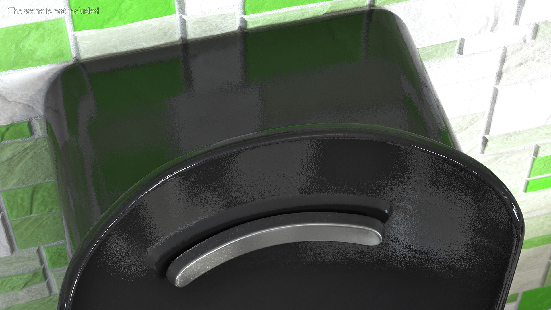 3D Rear Spud Urinal