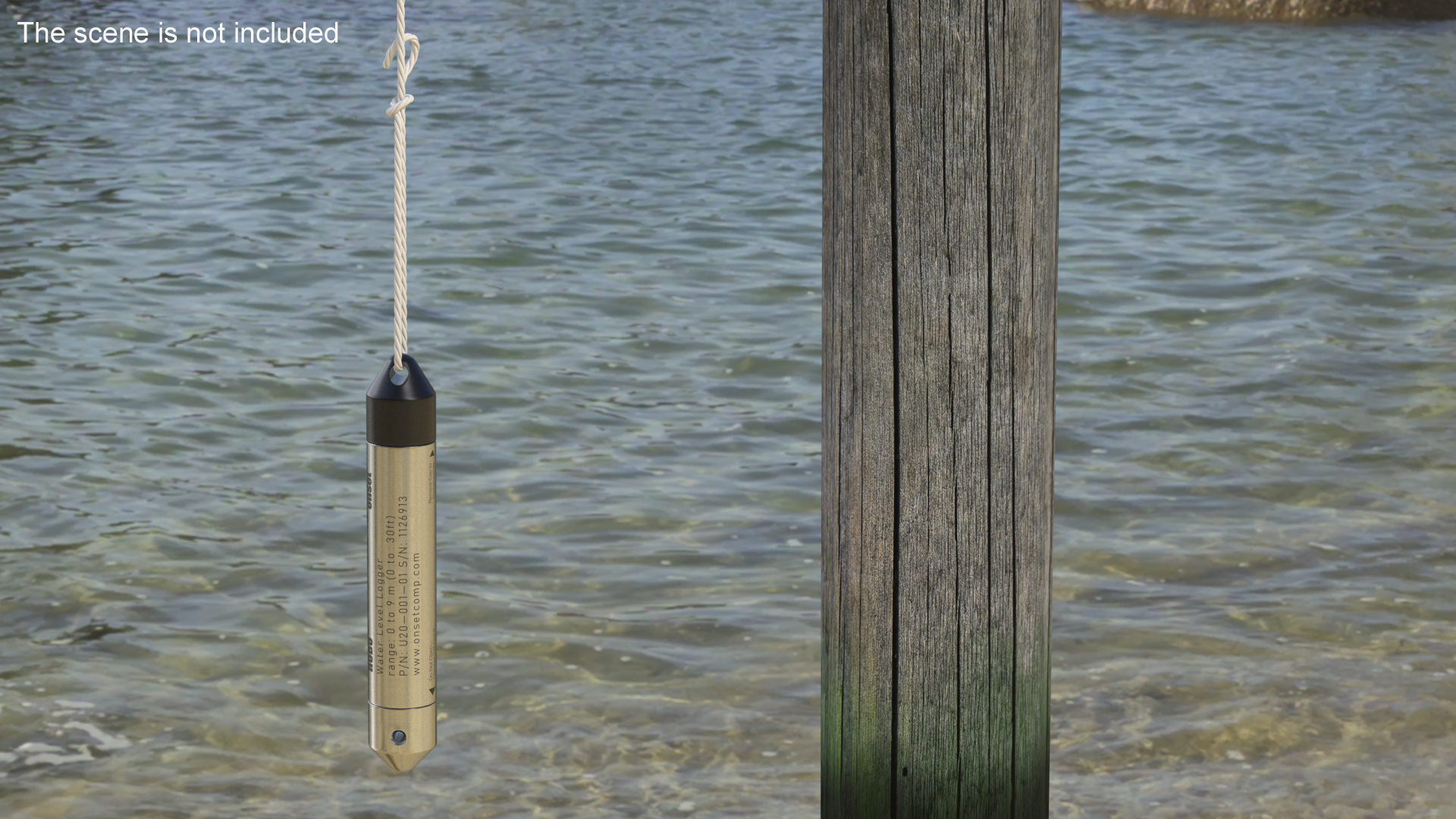 3D Onset HOBO U20 Water Level Logger model