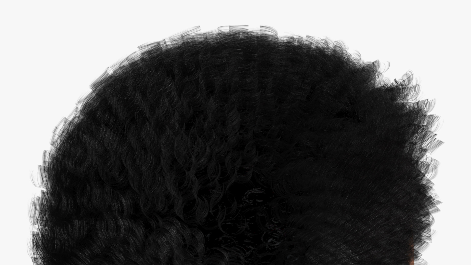 3D model Toddler Black Boy Light Skin Rigged