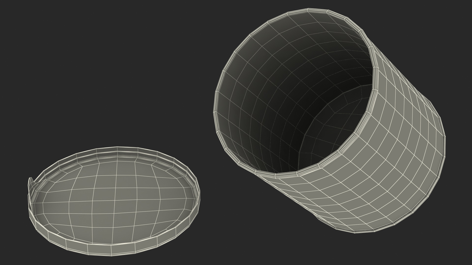 3D Potato Chips Small Tube model