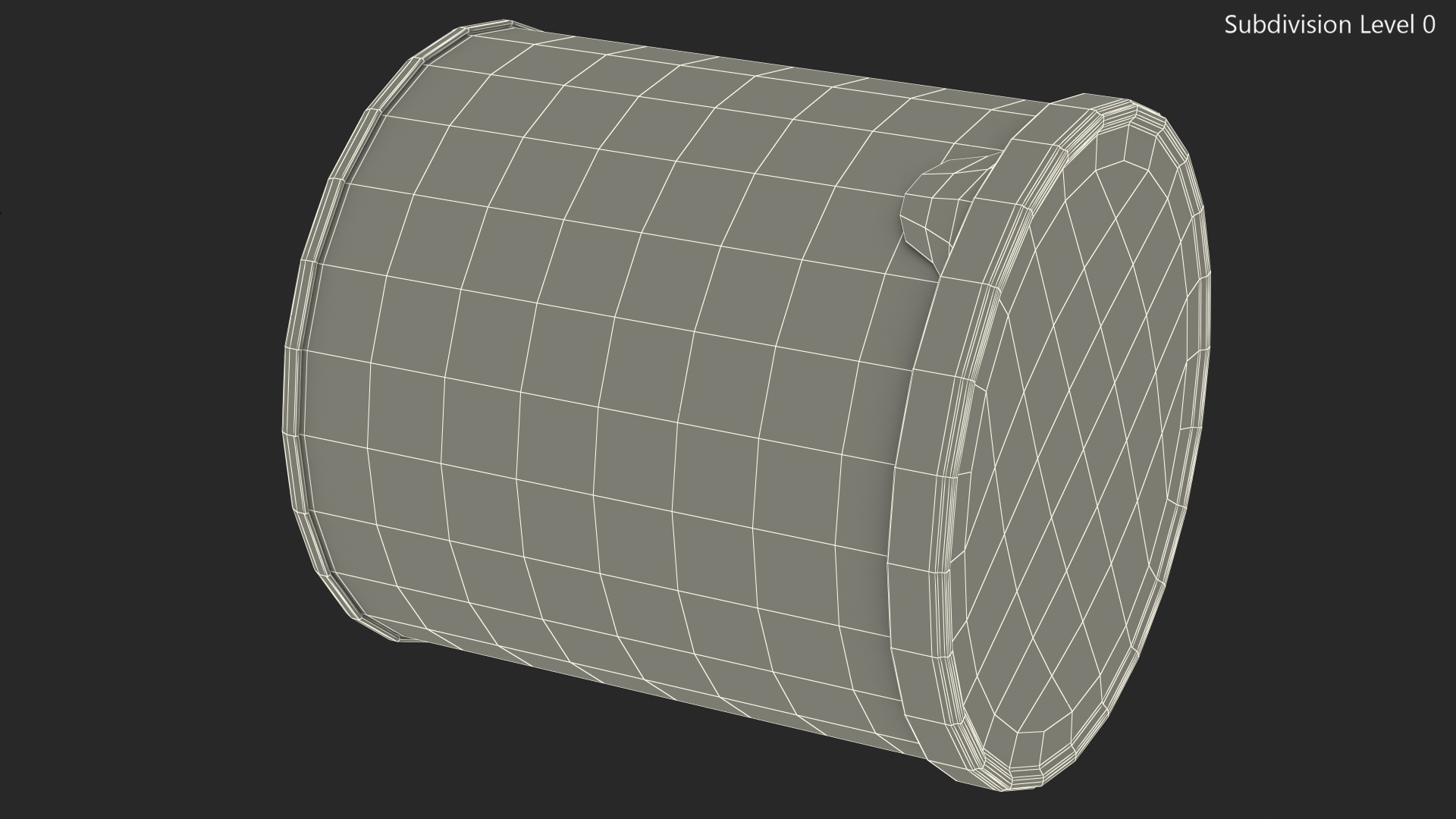 3D Potato Chips Small Tube model