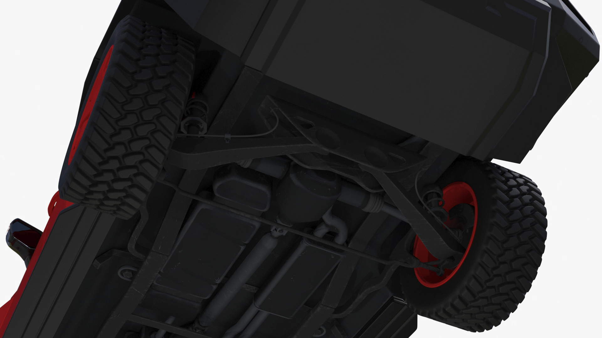 3D model Armored SUV 2024 Rezvani Vengeance Red Rigged
