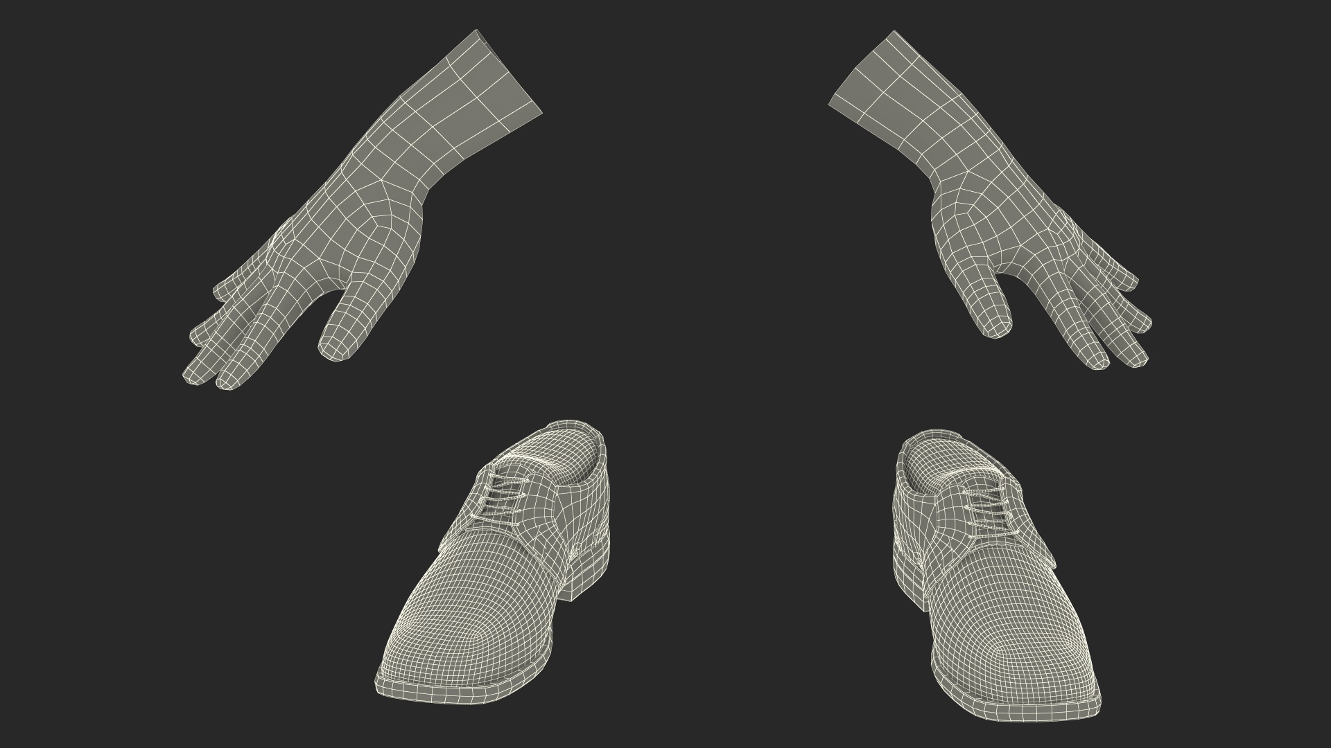 3D model Asian Doctor wearing Gloves and Mask Stained Blood