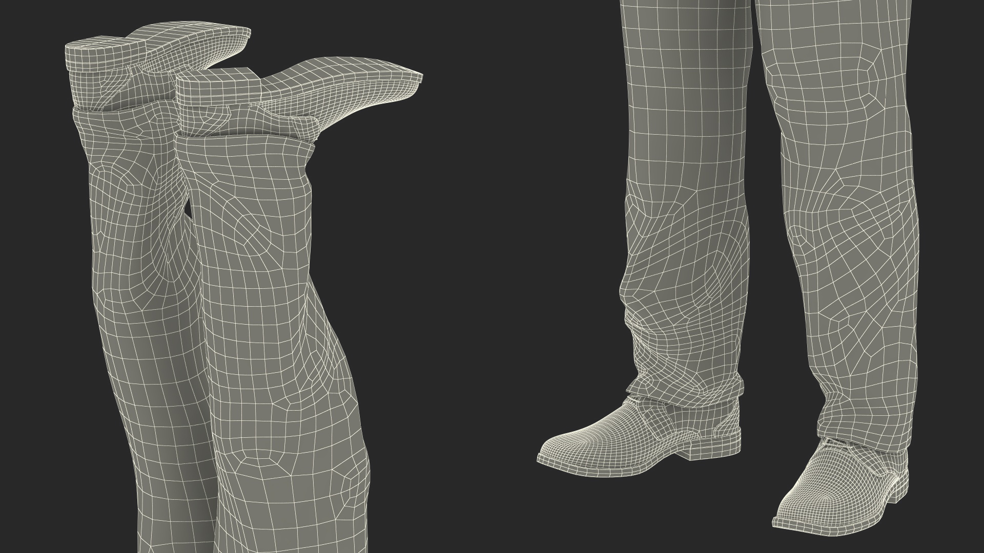 3D model Asian Doctor wearing Gloves and Mask Stained Blood