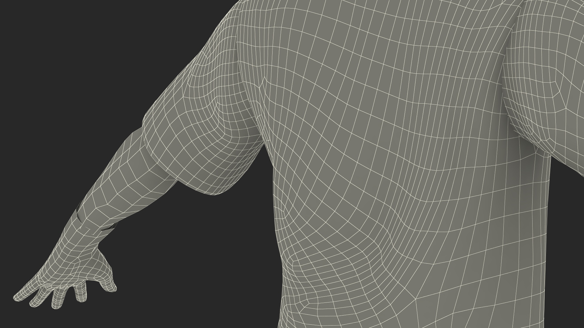 3D model Asian Doctor wearing Gloves and Mask Stained Blood