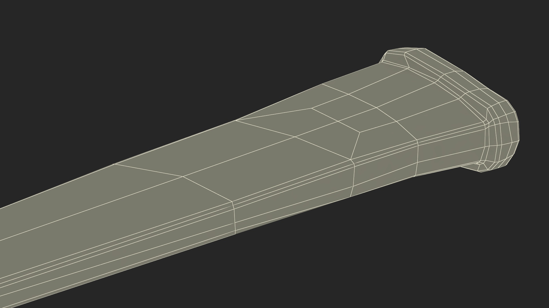 Rusty Old Nail 3D model