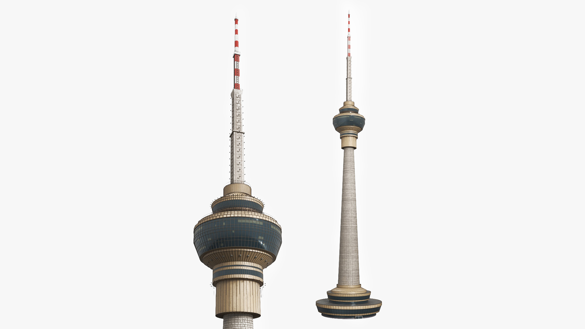 TV Radio Tower 3D model