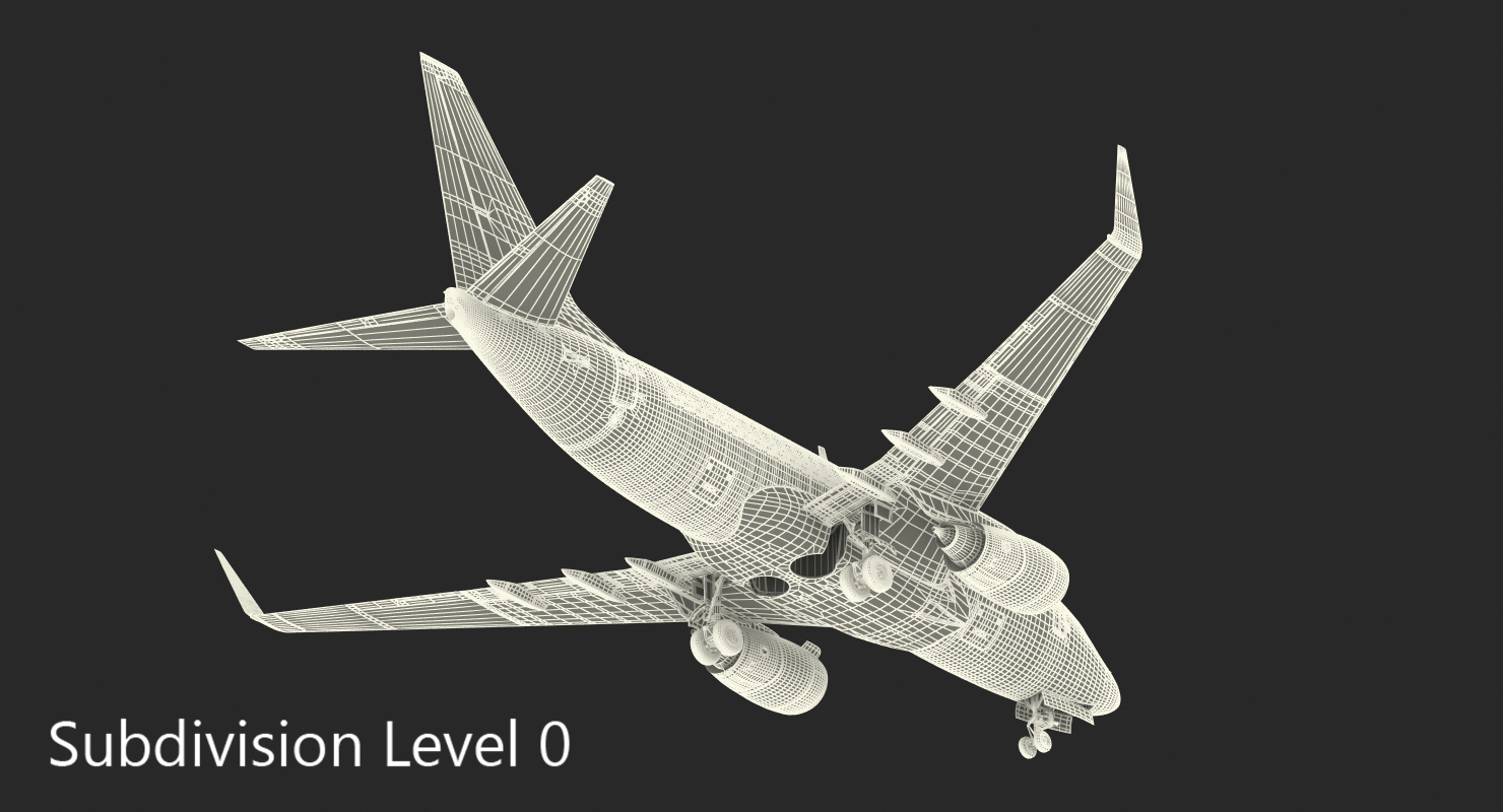 Boeing 737 600 American Airlines 3D