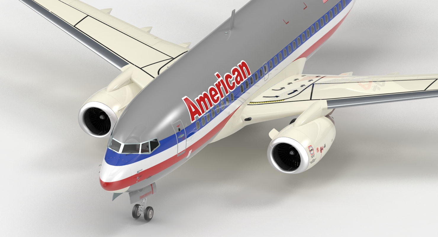Boeing 737 600 American Airlines 3D
