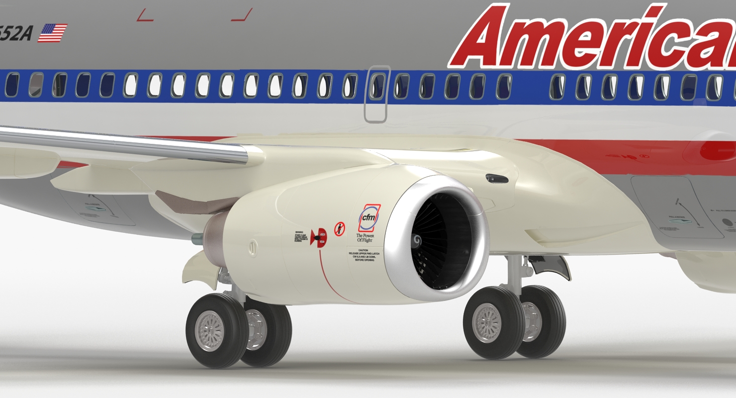 Boeing 737 600 American Airlines 3D