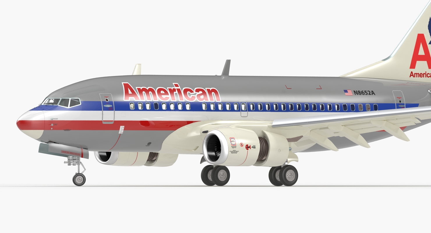 Boeing 737 600 American Airlines 3D
