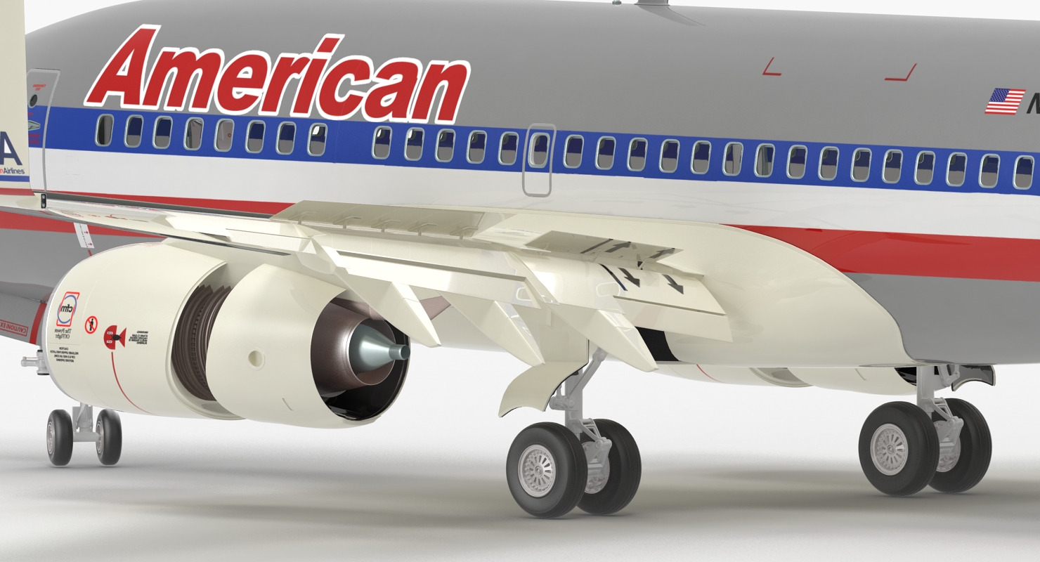 Boeing 737 600 American Airlines 3D