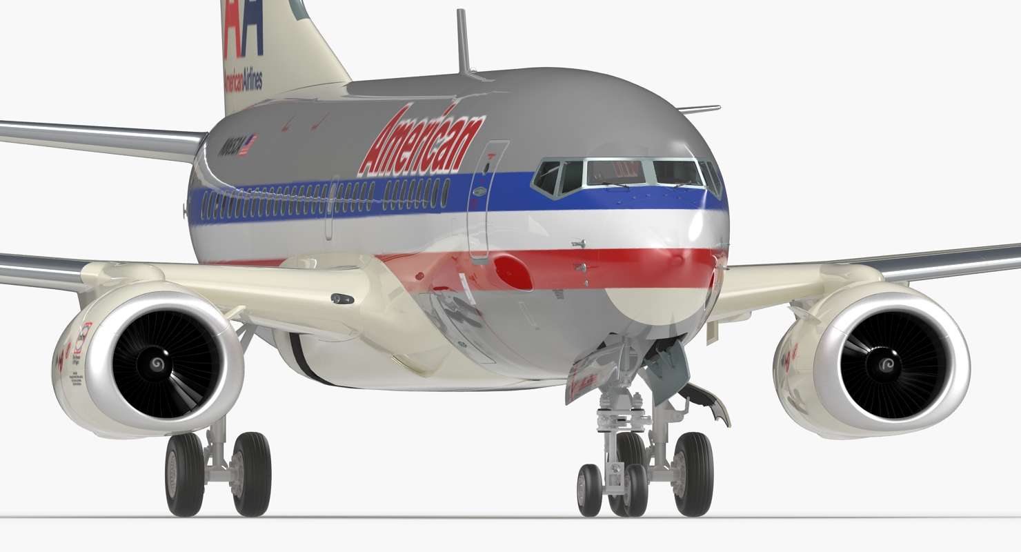 Boeing 737 600 American Airlines 3D